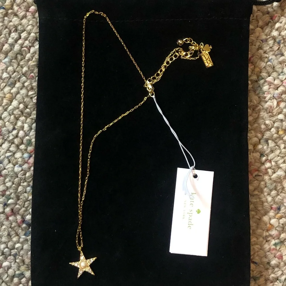 🆕 Kate Spade Pave Seeing Stars Pendant Necklace